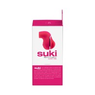 Vibrador Suki Sonic Succión Rosa - Dispositivo de Placer Recargable