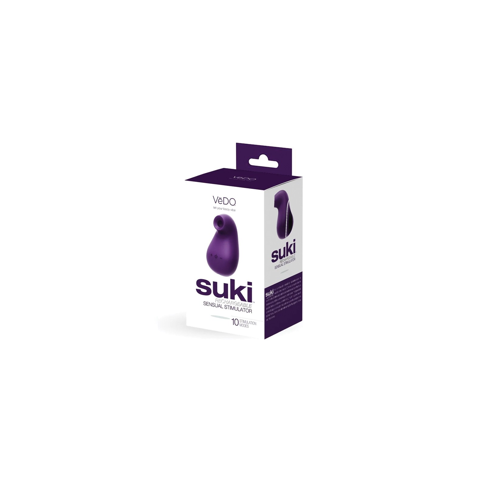 Vedo Suki Sonic Suction Rechargeable Vibrator Deep Purple