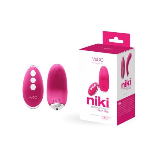 VeDo Niki Vibrador de Panty Recargable - Rosa