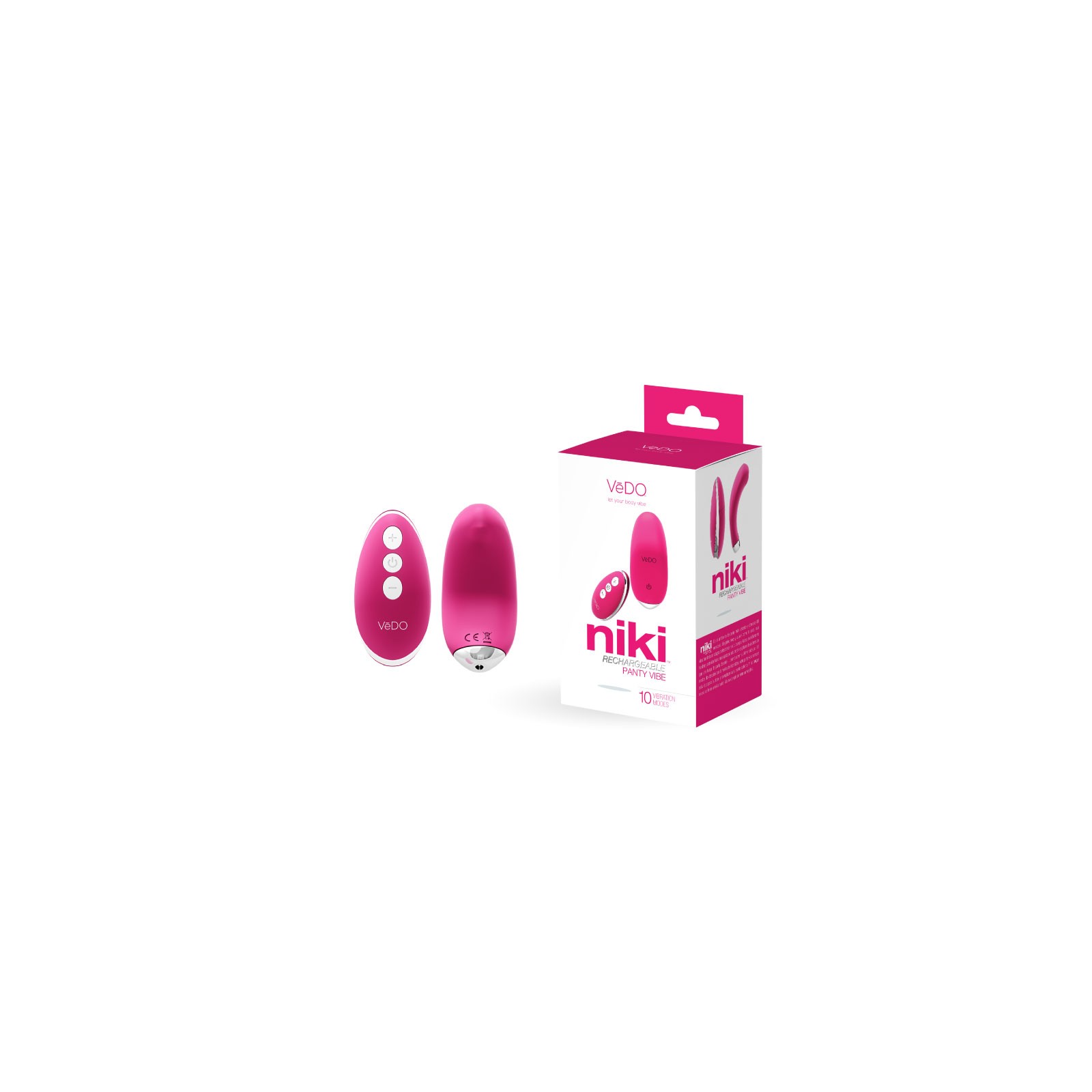 VeDo Niki Rechargeable Panty Vibe - Pink