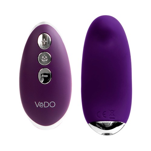 VeDO Niki Rechargeable Panty Vibe Deep Purple - Discreet Pleasure