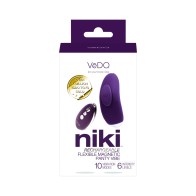 VeDO Niki Rechargeable Panty Vibe Deep Purple - Discreet Pleasure