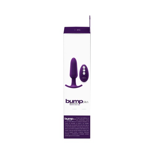 VeDO Bump Plus Remote Control Anal Vibe for Intense Pleasure