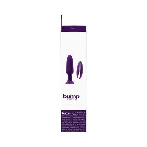 VeDO Bump Plus Vibrador Anal con Control Remoto para un Placer Intenso