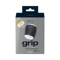 Masturbador Vibrante Recargable Grip Negro