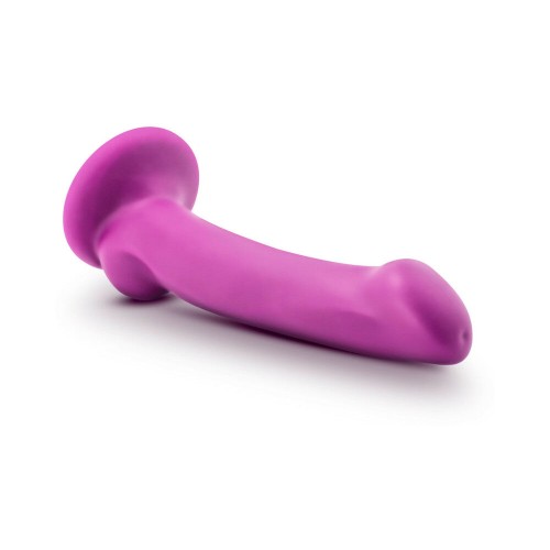 Avant D9 Ergo Mini 7 in. Dual Density Silicone Dildo Violet