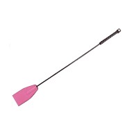 Pink Leather Riding Crop