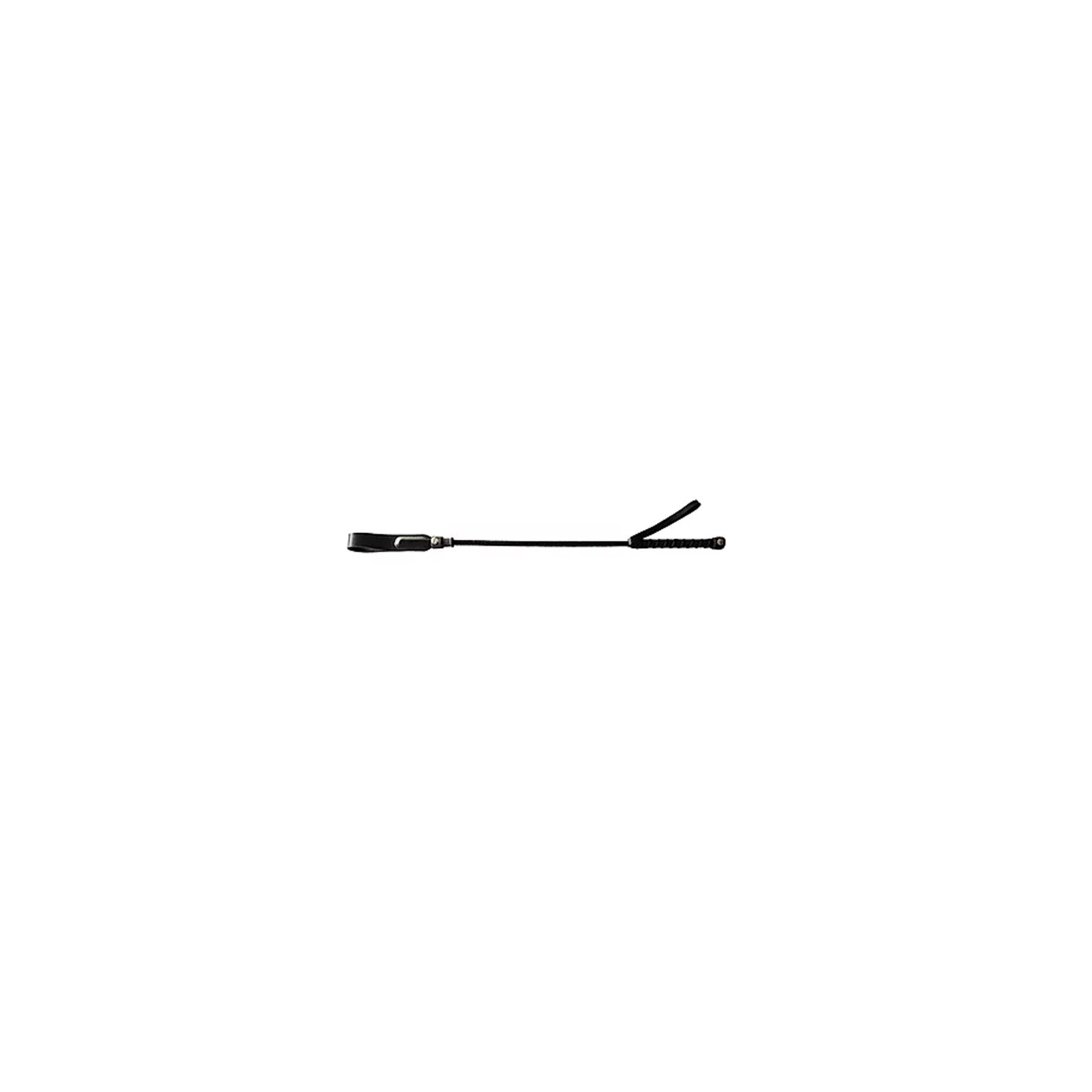 Short Riding Crop Slim Tip 20 Inch Black