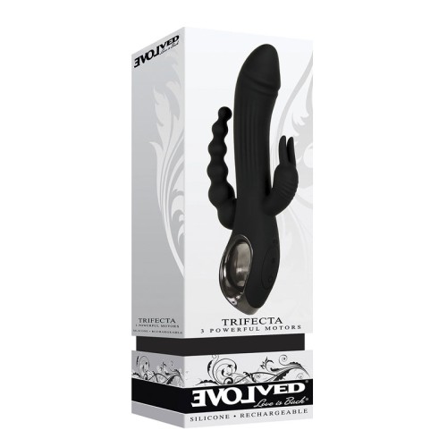 Evolved Trifecta Vibrador de Conejo de Triple Estimulación