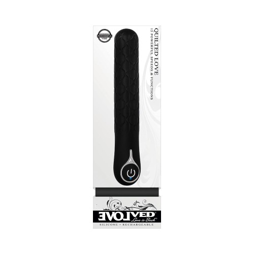 Evolved Quilted Love Vibrator - 12 Powerful Speeds