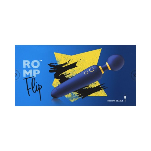 ROMP Flip Masajeador Wand Recargable - Azul