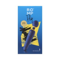 ROMP Flip Rechargeable Wand Massager - Blue