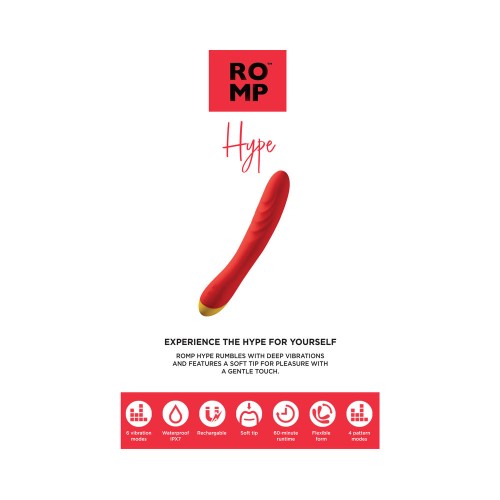 Vibrador G-Spot ROMP Hype para una Placer Enfocado