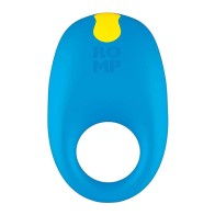 Anillo Vibrador de Pene Recargable ROMP Juke Azul Claro