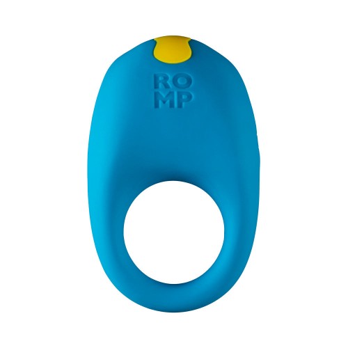 Anillo Vibrador de Pene Recargable ROMP Juke Azul Claro