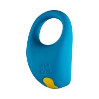 ROMP Juke Rechargeable Vibrating Penis Ring Light Blue