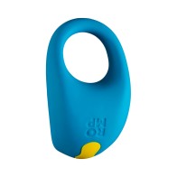 ROMP Juke Rechargeable Vibrating Penis Ring Light Blue