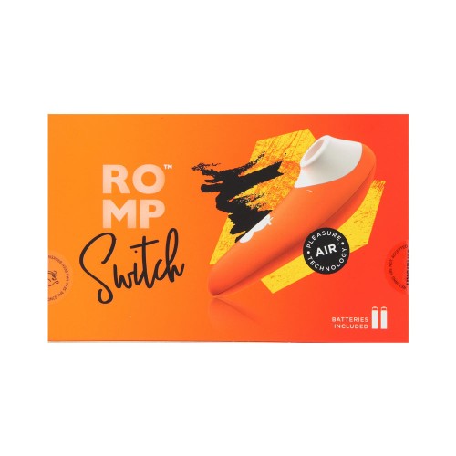 Vibrador Clitoral ROMP Switch de Silicona con Tecnología Pleasure Air Naranja