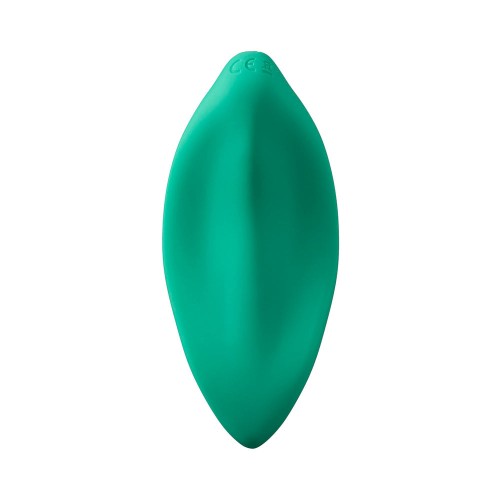 ROMP Wave Rechargeable Silicone Vibrator - Mint