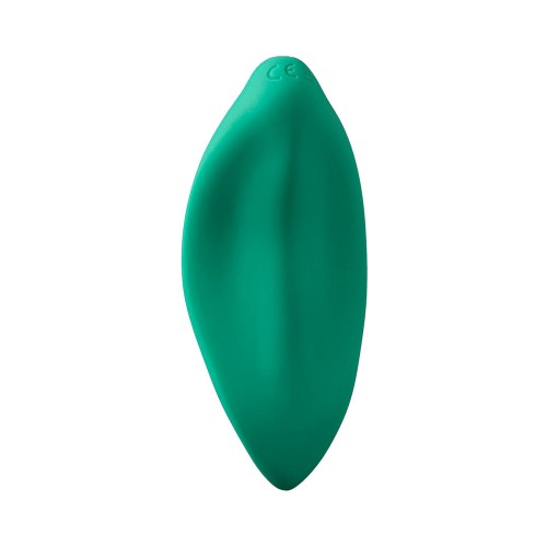 Vibrador de Silicona Recargable ROMP Wave - Menta