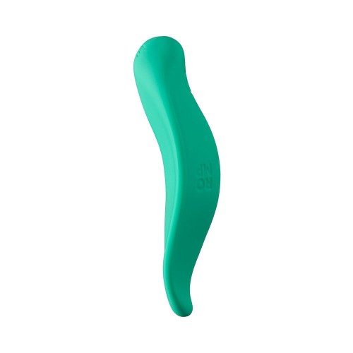 Vibrador de Silicona Recargable ROMP Wave - Menta