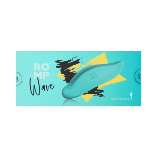 ROMP Wave Rechargeable Silicone Vibrator - Mint