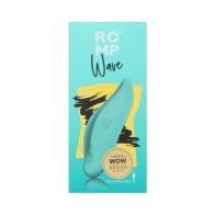 ROMP Wave Rechargeable Silicone Vibrator - Mint