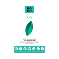 ROMP Wave Rechargeable Silicone Vibrator - Mint