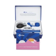 b-Vibe Anal Massage & Education Set Blue