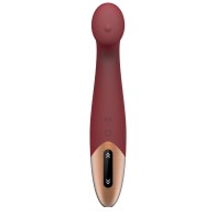 Tethys Touch Panel G-Spot Vibrator Wine Red