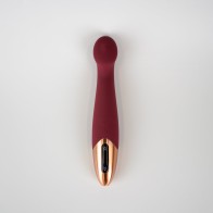 Vibrador G-Spot Tethys con Panel Táctil Rojo Vino