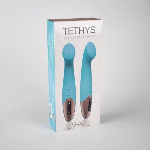 Vibrador G-Spot Tethys con Panel Táctil Azul