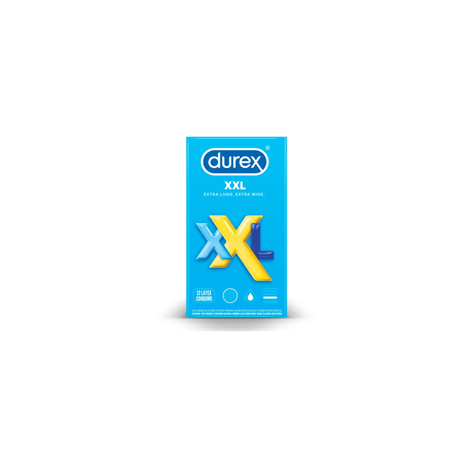 Durex XXL Lubricados Paquete de 12