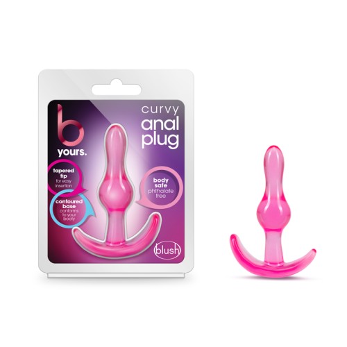 B Yours Curvy Pink Anal Plug