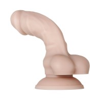 Evolved Real Supple 6" Poseable Dildo in Beige