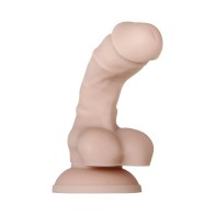 Evolved Real Supple 6" Poseable Dildo in Beige