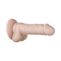 Evolved Real Supple 6" Poseable Dildo in Beige