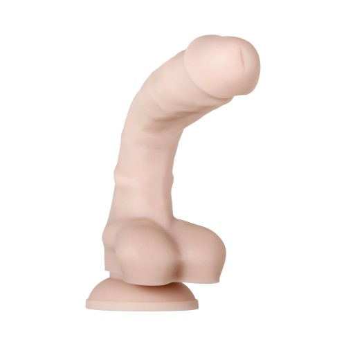 Dildo Realista Silicona Suave Poseable con Succión