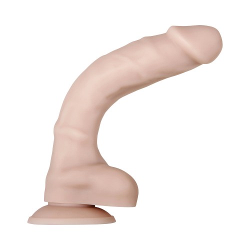 Dildo Realista Silicona Suave Poseable con Succión