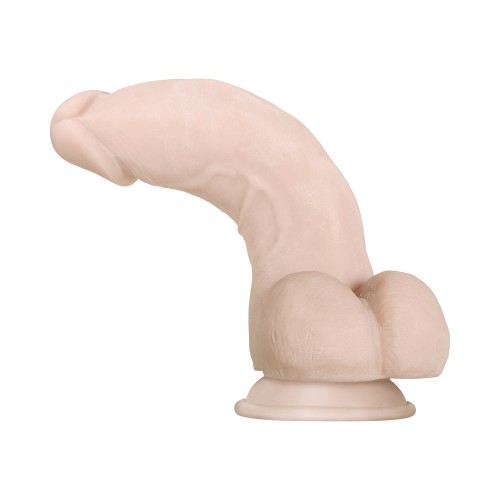 Evolved Real Supple Girthy Poseable Dildo With Balls Beige