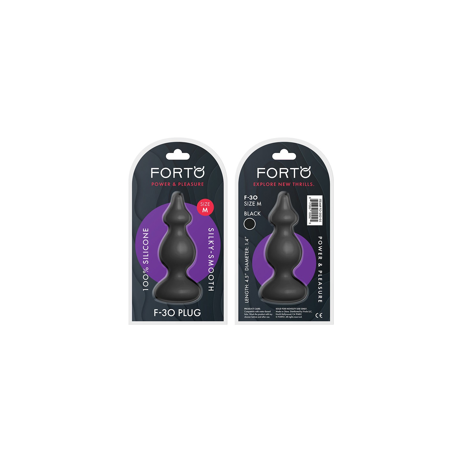 Forto F-30 Pointer Silicone Anal Plug Medium