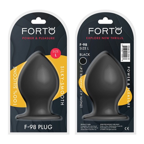 Forto F-98 Large Silicone Anal Plug for Experienced Users