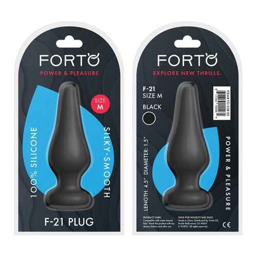 Forto F-21 Tear Drop Silicone Anal Plug