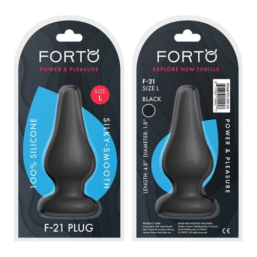 Forto F-21 Plug Anal Grande en Forma de Gota