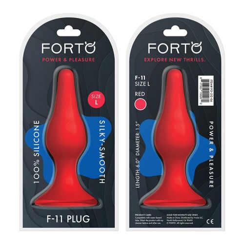 Forto F-11 Lungo Silicone Anal Plug Large