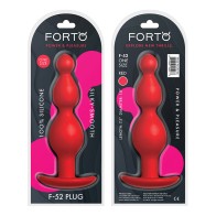 Plug Anal de Conos Forto F-52 para Juegos Sensuales