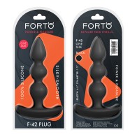 Plug Anal de Silicona Forto F-42 para Placer Mejorado