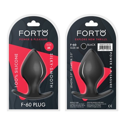 Forto F-60 Spade Silicone Anal Plug