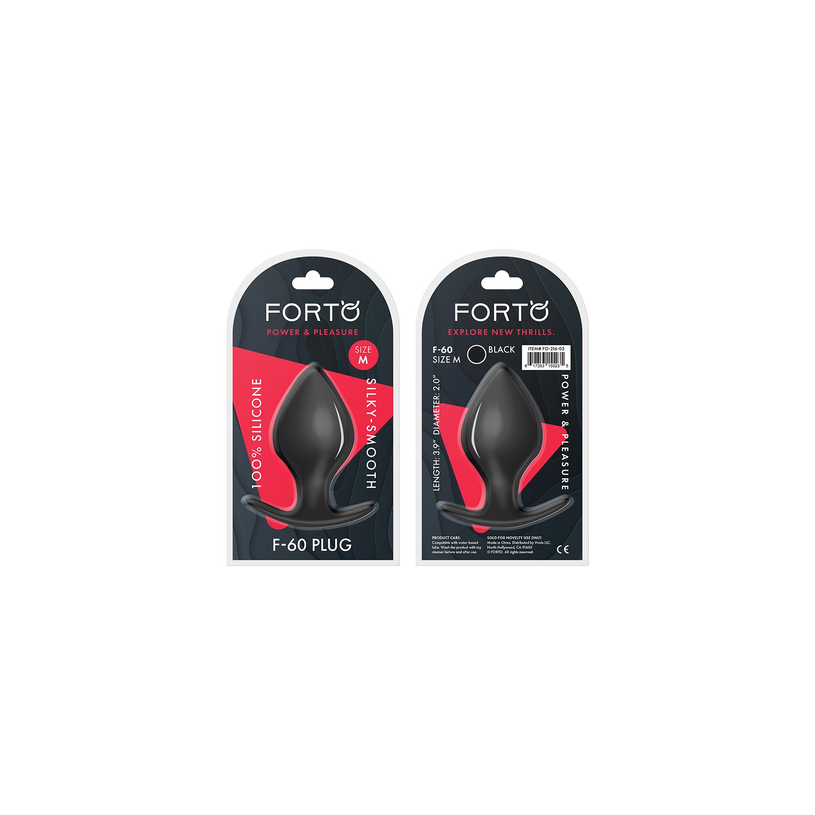 Forto F-60 Spade Silicone Anal Plug