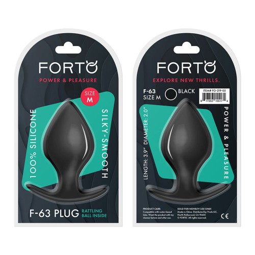 Forto F-63 Plug Anal de Silicona Mediano